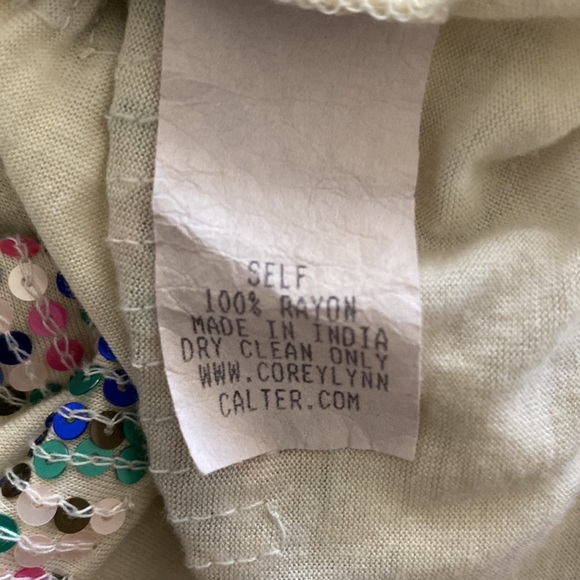 Corey Lynn Calter | Stripe Sequin Razorback Tank | Small - Picture 5 of 6